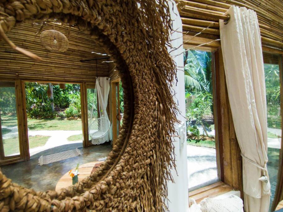 The Bamboo Houses - Tropical Garden & Empty Beach General Luna  Exterior photo