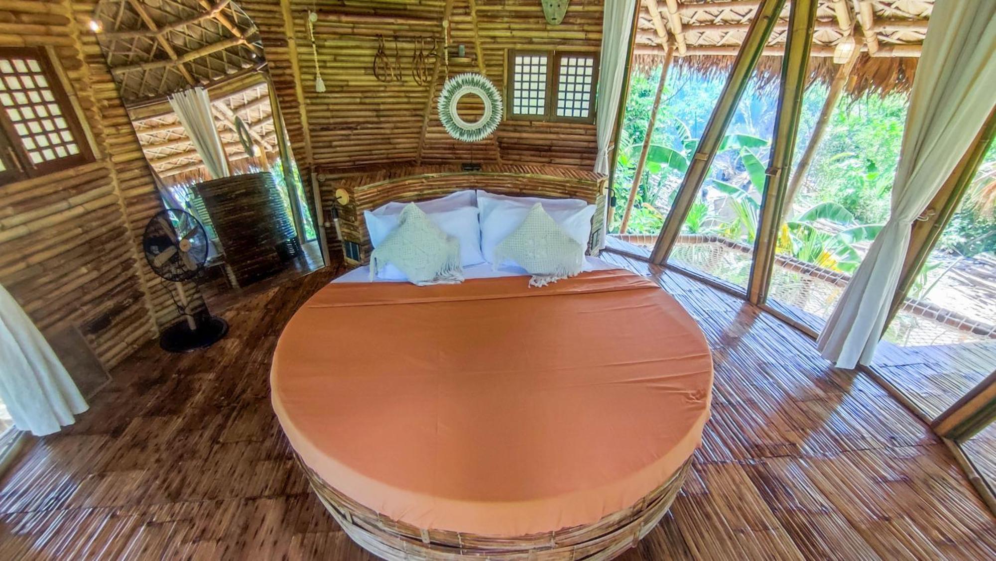 The Bamboo Houses - Tropical Garden & Empty Beach General Luna  Exterior photo