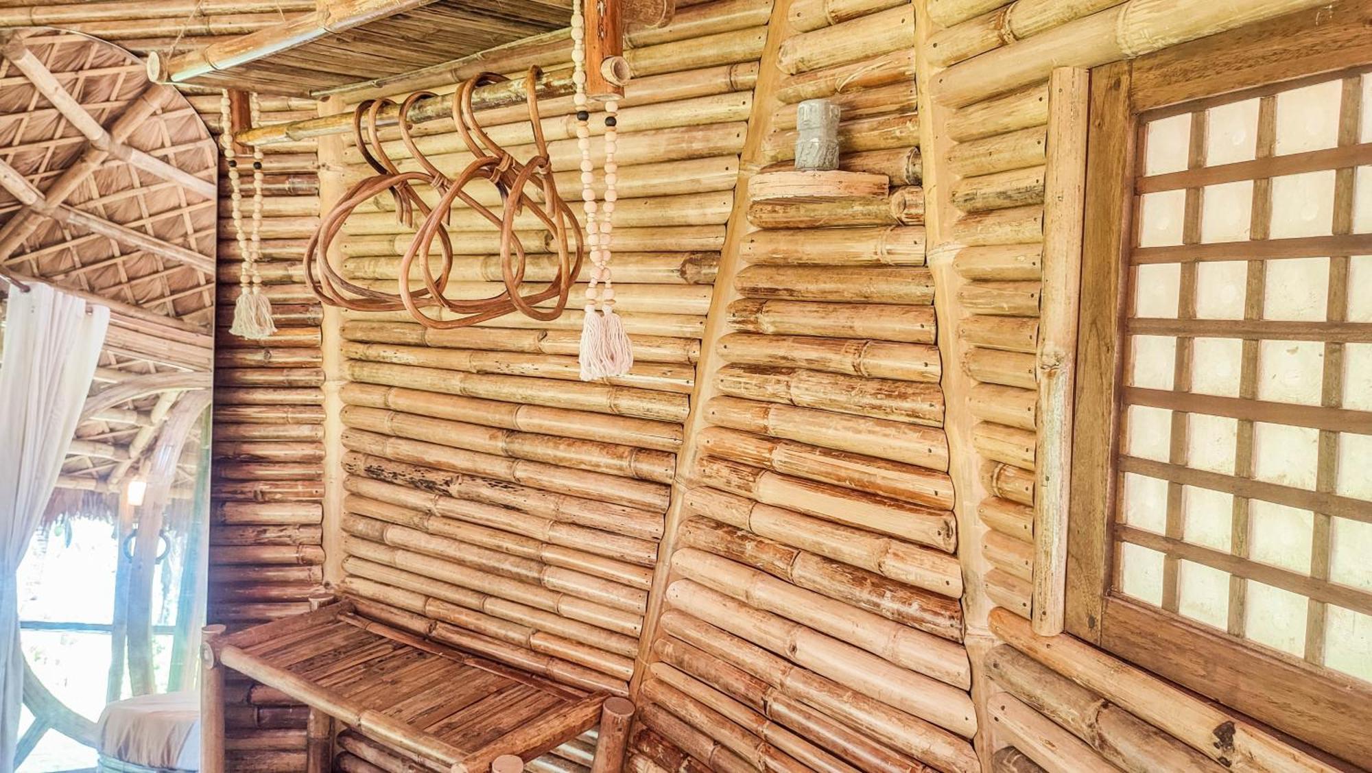 The Bamboo Houses - Tropical Garden & Empty Beach General Luna  Exterior photo